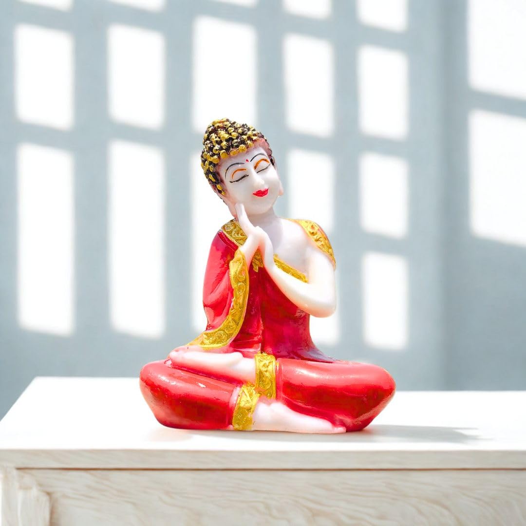 Neema Sitting Buddha Idol Statue Showpiece for Home & Office Decor | Thai Buddha Showpiece Sculpture Hindu Gift Onesize червоний
Neema Sitting Buddha Idol Statue Showpiece for Home & Office Decor | Thai Buddha Showpiece Sculpture Hindu Gift Onesize червоний