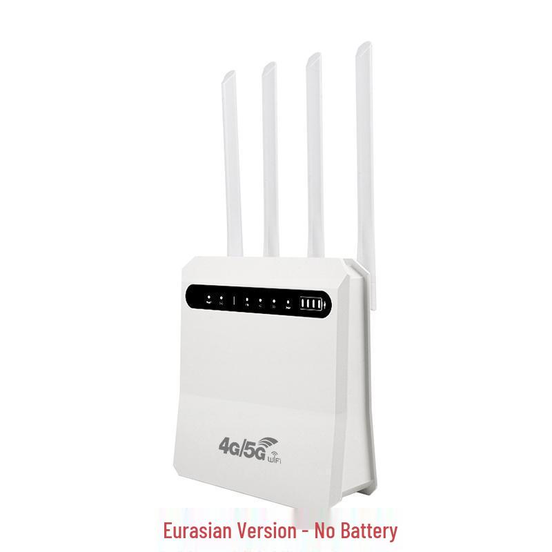 WiFi 6 LTE 4G Router with Optional Battery - Compatible in US, Europe, Asia, South & North America. US Power Plug
WiFi 6 LTE 4G Router with Optional Battery - Compatible in US, Europe, Asia, South & North America. US Power Plug