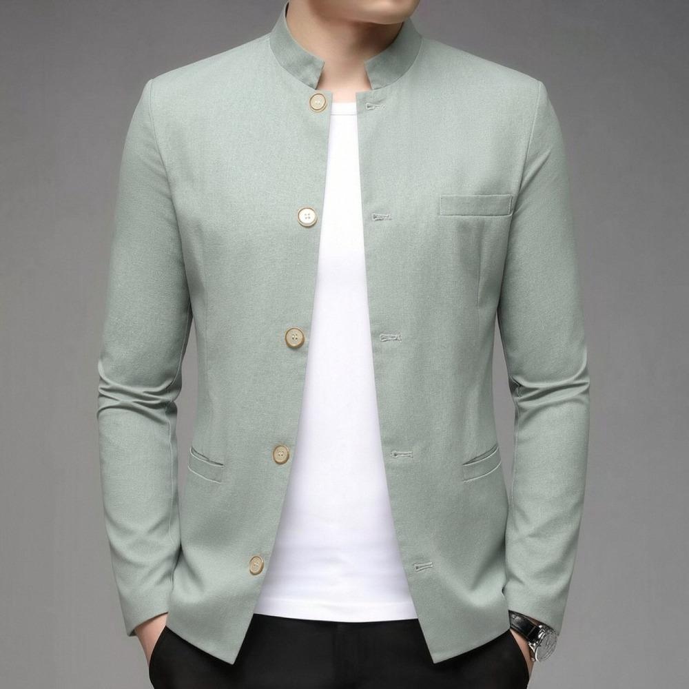 Men s Casual Stand-up Collar Coat, Fitted Mao-style Jacket XXXL зелений
Men s Casual Stand-up Collar Coat, Fitted Mao-style Jacket XXXL зелений