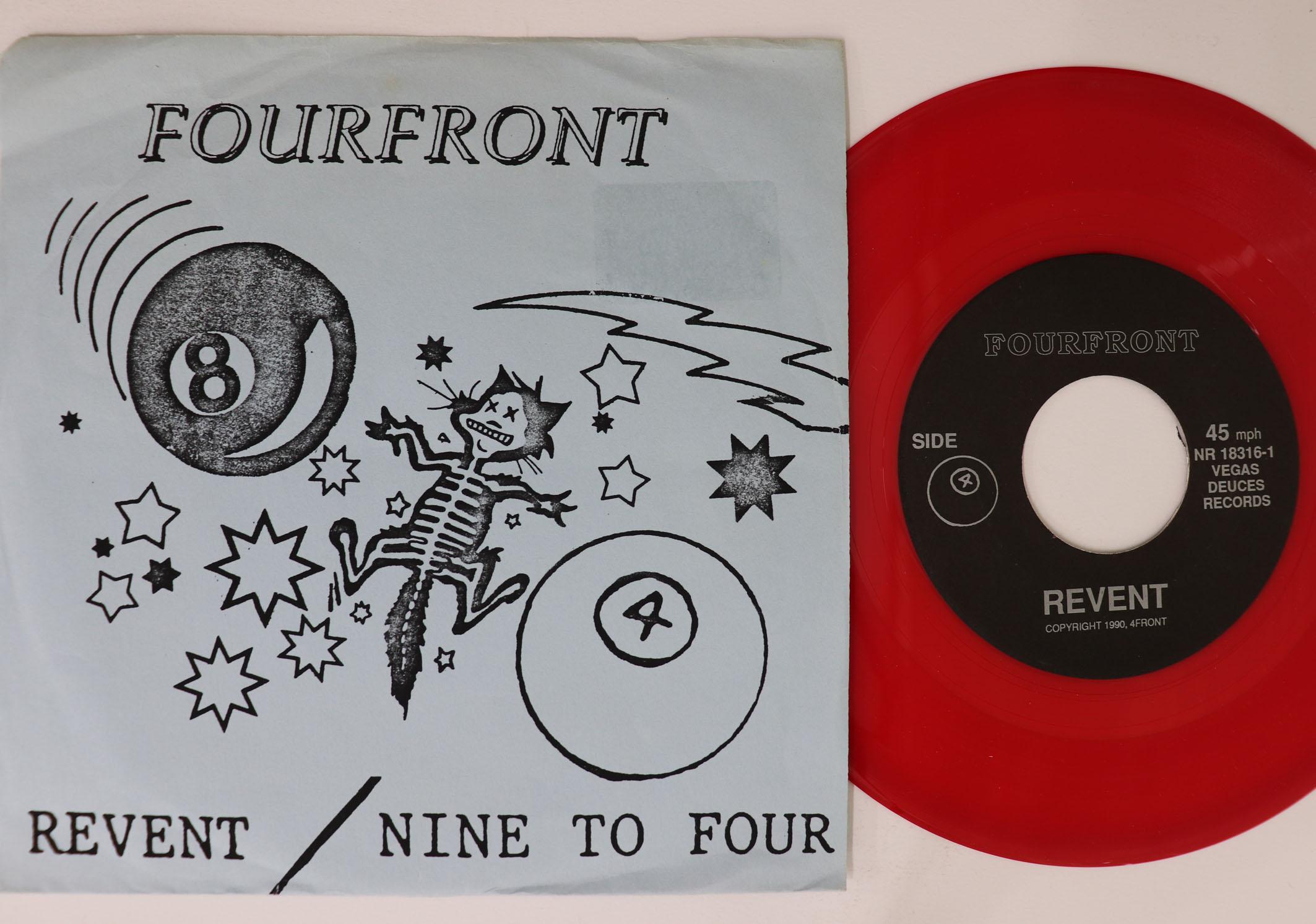 7inch Record FOURFRONT Revent Nine To Four NR18316 VEGAS DEUCES 1990 US Rock Used
7inch Record FOURFRONT Revent Nine To Four NR18316 VEGAS DEUCES 1990 US Rock Used