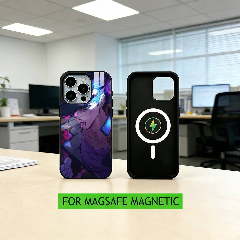 Jotaro Kujo Star Platinum Phone Case For iPhone17,16,15,14,13,12,11 Plus,Pro Magnetic with Magsafe Wireless Charging iPhone16
Jotaro Kujo Star Platinum Phone Case For iPhone17,16,15,14,13,12,11 Plus,Pro Magnetic with Magsafe Wireless Charging iPhone16