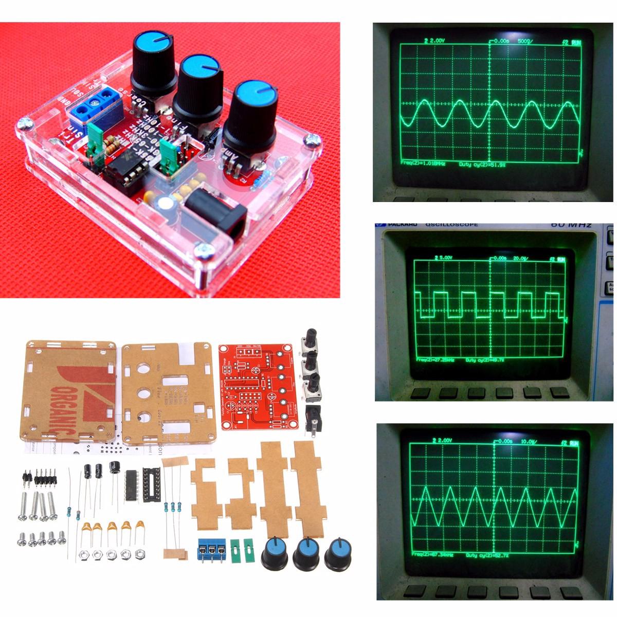 XR2206 Функция генератора сигналов DIY Kit Синус Треугольник Прямоугольная волна 1 Гц-1 МГц
XR2206 Функция генератора сигналов DIY Kit Синус Треугольник Прямоугольная волна 1 Гц-1 МГц