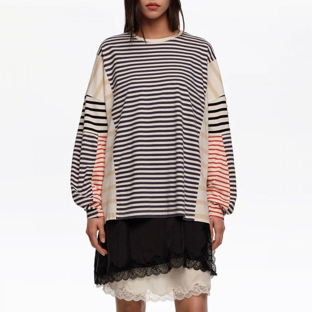 Beam By Rella MulTi Color STripe Oversized T shirT Navy b265awT002nyb Navy/S
Beam By Rella MulTi Color STripe Oversized T shirT Navy b265awT002nyb Navy/S