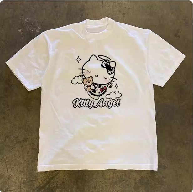 Sanrio 2026 Summer Comic Form Hello Kitty Image 100 Cotton Printed Casual Tshirt Adult Children Parentchild Top Casual Wear S
Sanrio 2026 Summer Comic Form Hello Kitty Image 100 Cotton Printed Casual Tshirt Adult Children Parentchild Top Casual Wear S