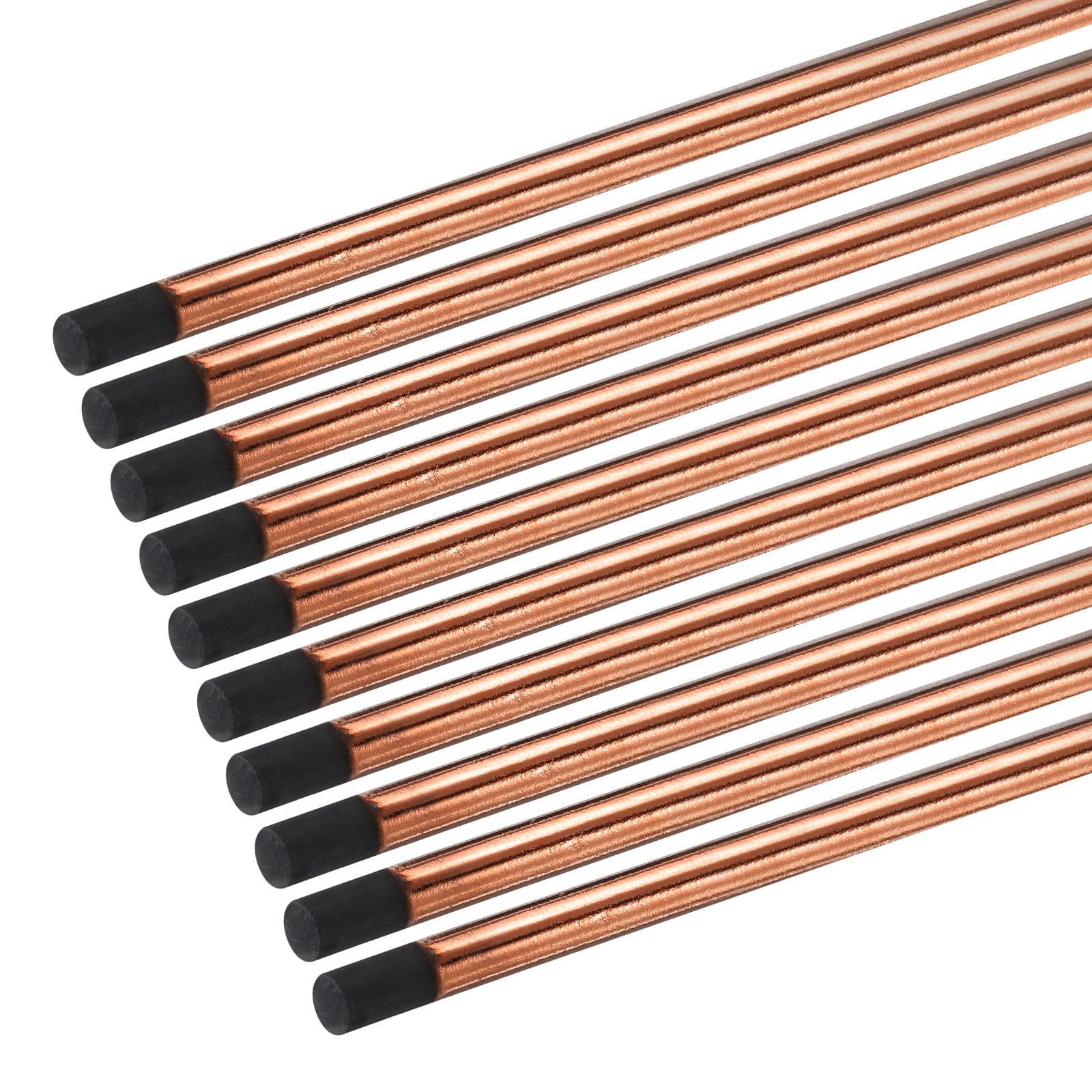 PATIKIL Set of 10 13 mmx355mm Carbon Arc Air Gouging Rod Copper Graphite Coated Gouging Electrode Rod for Welding (1/2 x14 ) латунний
PATIKIL Set of 10 13 mmx355mm Carbon Arc Air Gouging Rod Copper Graphite Coated Gouging Electrode Rod for Welding (1/2 x14 ) латунний
