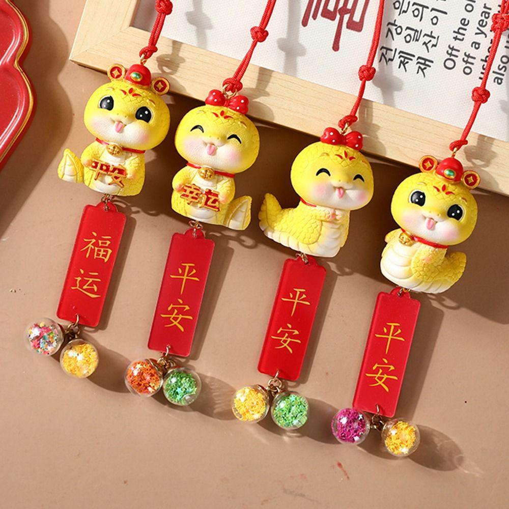 Creative Chinese Snake Pendants Traditional Car Interior Pendant New Year Decorations
Creative Chinese Snake Pendants Traditional Car Interior Pendant New Year Decorations