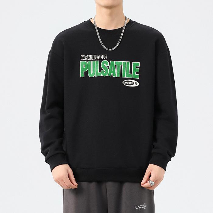 Осенний свитер с принтом мужской 360 г тяжелый хлопок модный тренд свободный большой размер круглый вырез длинный рукав верхняя одежда 4XL чёрный
Осенний свитер с принтом мужской 360 г тяжелый хлопок модный тренд свободный большой размер круглый вырез длинный рукав верхняя одежда 4XL чёрный