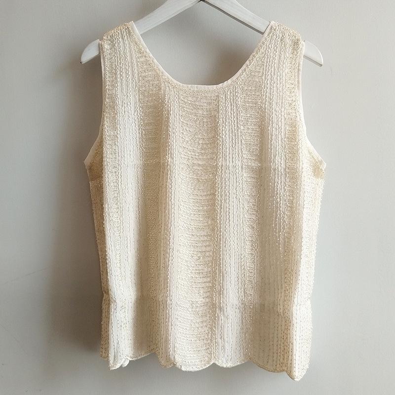 Luxury Beaded Crystal Sleeveless Camisole Vest Top One Size абрикосовий
Luxury Beaded Crystal Sleeveless Camisole Vest Top One Size абрикосовий