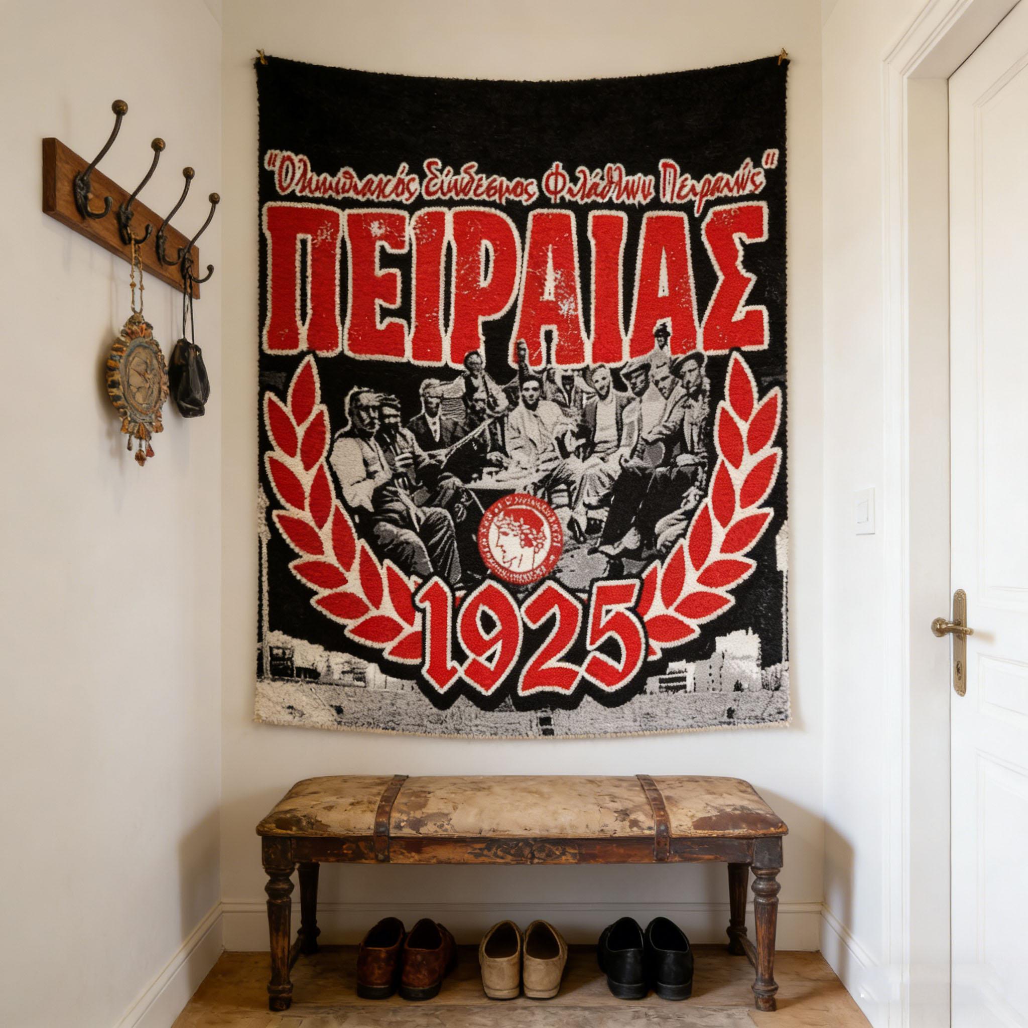 Vintage Olympiacos Football Tapestry Red Black Flat Print Wall Art Perfect Decor for Home Dorm Office Patio Game Room 74x94cm(29x37in)
Vintage Olympiacos Football Tapestry Red Black Flat Print Wall Art Perfect Decor for Home Dorm Office Patio Game Room 74x94cm(29x37in)