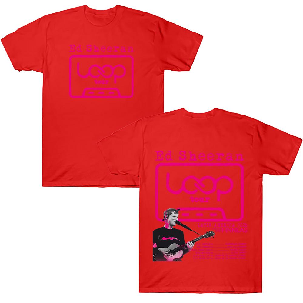 Ed Sheeran Loop Tour LATIN AMERICA 2026 T Shirt Oversized Graphic T-shirt Men Fashion Cotton Women Casual Loose Short Sleeve Tee XS красный
Ed Sheeran Loop Tour LATIN AMERICA 2026 T Shirt Oversized Graphic T-shirt Men Fashion Cotton Women Casual Loose Short Sleeve Tee XS красный