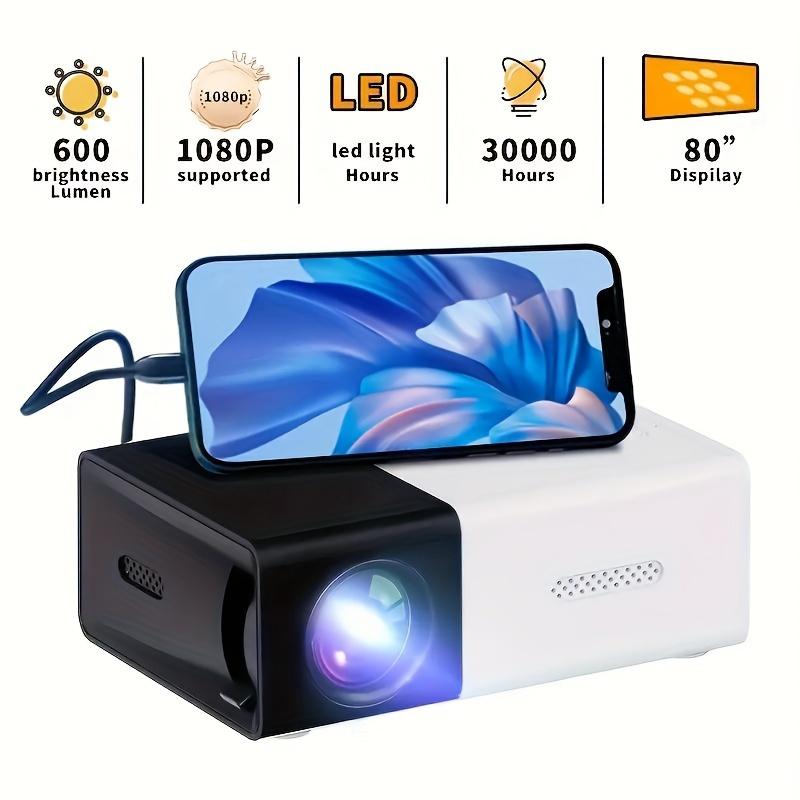 Компактный мини-проектор HD с яркостью 3000+ люмен — яркое 3D-изображение, широкая совместимость, удобный пульт дистанционного управления для домашнего кинотеатра
Компактный мини-проектор HD с яркостью 3000+ люмен — яркое 3D-изображение, широкая совместимость, удобный пульт дистанционного управления для домашнего кинотеатра
