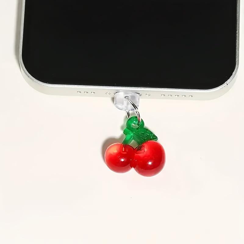 1pcs Red Cherry Phone Dust plug Accessories Decoration Hanging Pendant for iPhone for Samsung Type-C Charging Port
1pcs Red Cherry Phone Dust plug Accessories Decoration Hanging Pendant for iPhone for Samsung Type-C Charging Port
