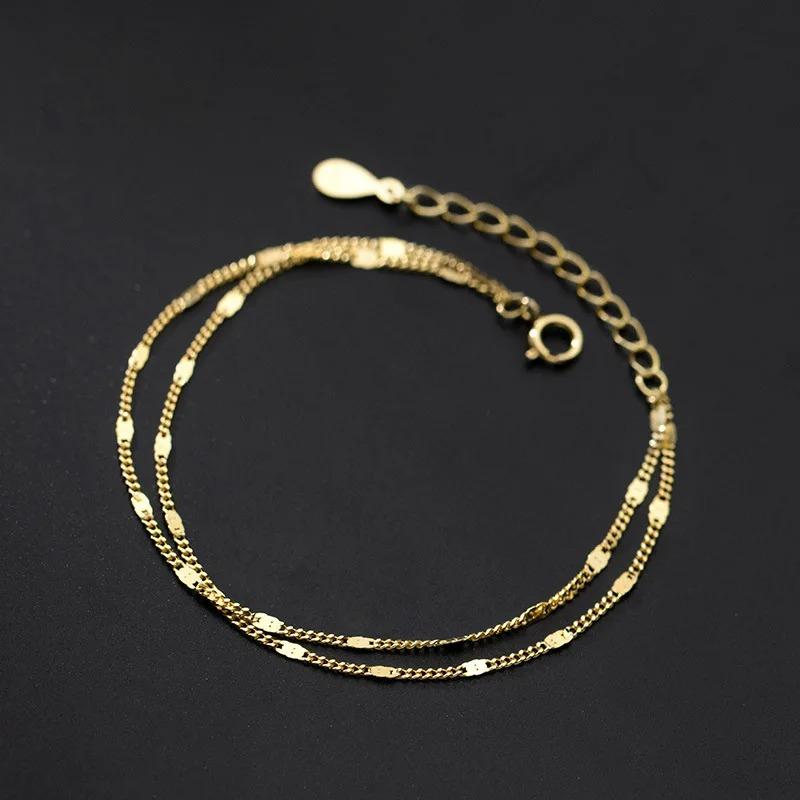 2025 New Stainless Steel Double Layers Simple Bracelet for Women Temperament Elegant Sweet Link Chain Bracelet Zircon Gift
2025 New Stainless Steel Double Layers Simple Bracelet for Women Temperament Elegant Sweet Link Chain Bracelet Zircon Gift