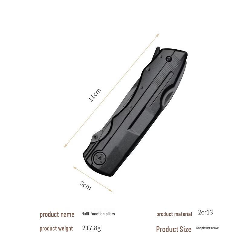 Складаний багатофункціональний інструмент-плоскогубці Zhi Shi
Складаний багатофункціональний інструмент-плоскогубці Zhi Shi