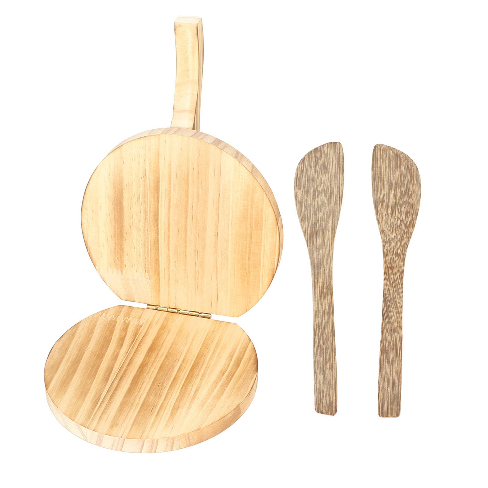 Wooden Dough Pressing Tool Wood Dumpling Skin Presser Home Dumpling Skin Making Mold Kitchen Tool L(for 6.5-9kg)
Wooden Dough Pressing Tool Wood Dumpling Skin Presser Home Dumpling Skin Making Mold Kitchen Tool L(for 6.5-9kg)