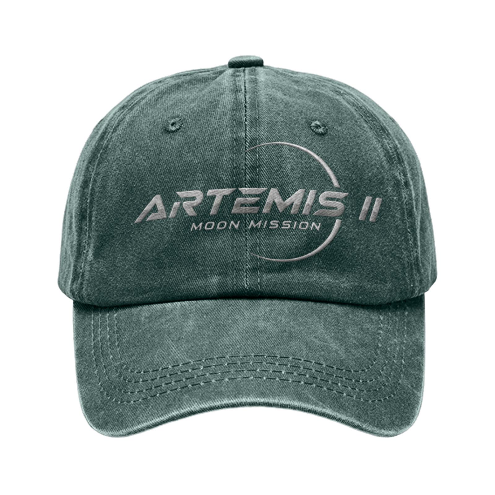 Unisex Casual Baseball Cap with Artemis II Moon Mission Embroidered Print Adjustable Fit Durable Cotton Hat One Size зелёный
Unisex Casual Baseball Cap with Artemis II Moon Mission Embroidered Print Adjustable Fit Durable Cotton Hat One Size зелёный