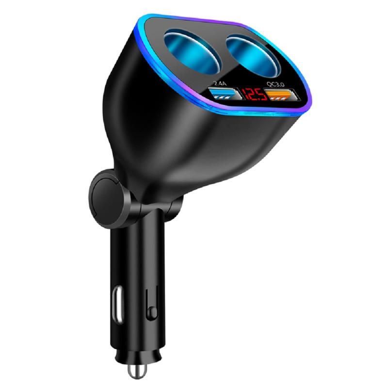 Новый QC3.0 3.1A Двойной USB Автомобильное зарядное устройство Быстрая зарядка Адаптер питания с цифровым дисплеем Двойной прикуриватель Гнездо Сплиттер 
Новый QC3.0 3.1A Двойной USB Автомобильное зарядное устройство Быстрая зарядка Адаптер питания с цифровым дисплеем Двойной прикуриватель Гнездо Сплиттер