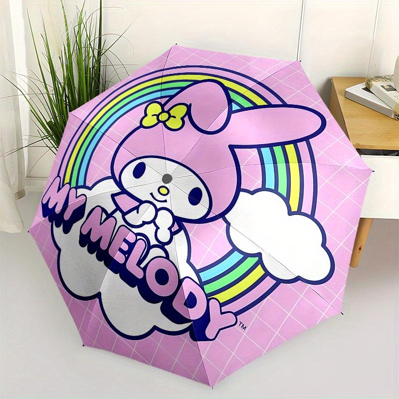 My Melody,Rainbow Automatic opening and closing folding umbrella with 8 rib frame and compact travel design,perfect for all occasions | St
My Melody,Rainbow Automatic opening and closing folding umbrella with 8 rib frame and compact travel design,perfect for all occasions | St