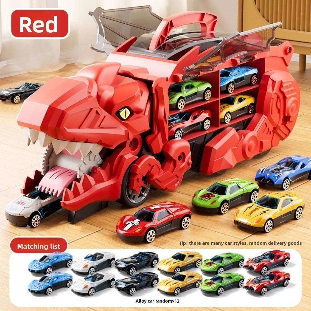 Folding Dinosaur Transporter Car Roll To Eat Toy Car Storage Box for Mini Car червоний
Folding Dinosaur Transporter Car Roll To Eat Toy Car Storage Box for Mini Car червоний