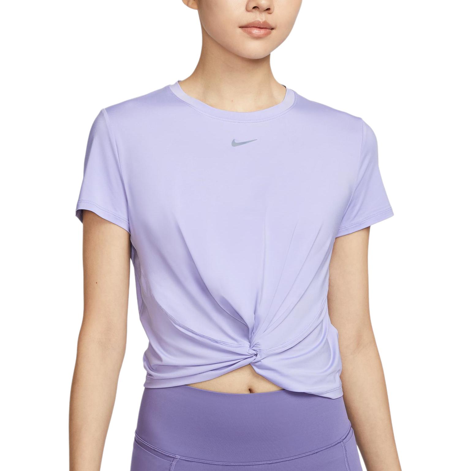 Nike Dri-Fit One Classic Twist Playful Fashion Quick-Dry Short Sleeve T-Shirt Women T-Shirts Ice-Violet Black HJ1055-533 XL
Nike Dri-Fit One Classic Twist Playful Fashion Quick-Dry Short Sleeve T-Shirt Women T-Shirts Ice-Violet Black HJ1055-533 XL