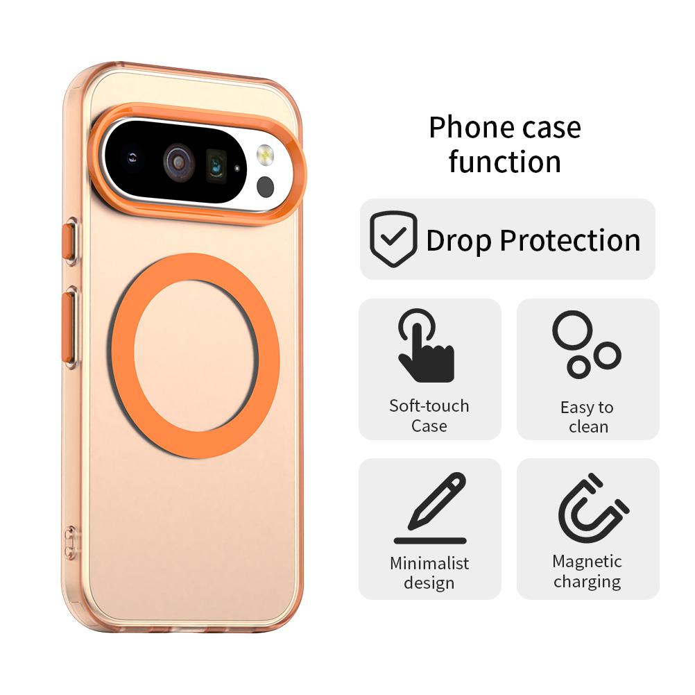 For Google Pixel 10/10 Pro Case Compatible with MagSafe Anti Drop Hybrid Phone Back Cover Red
For Google Pixel 10/10 Pro Case Compatible with MagSafe Anti Drop Hybrid Phone Back Cover Red
