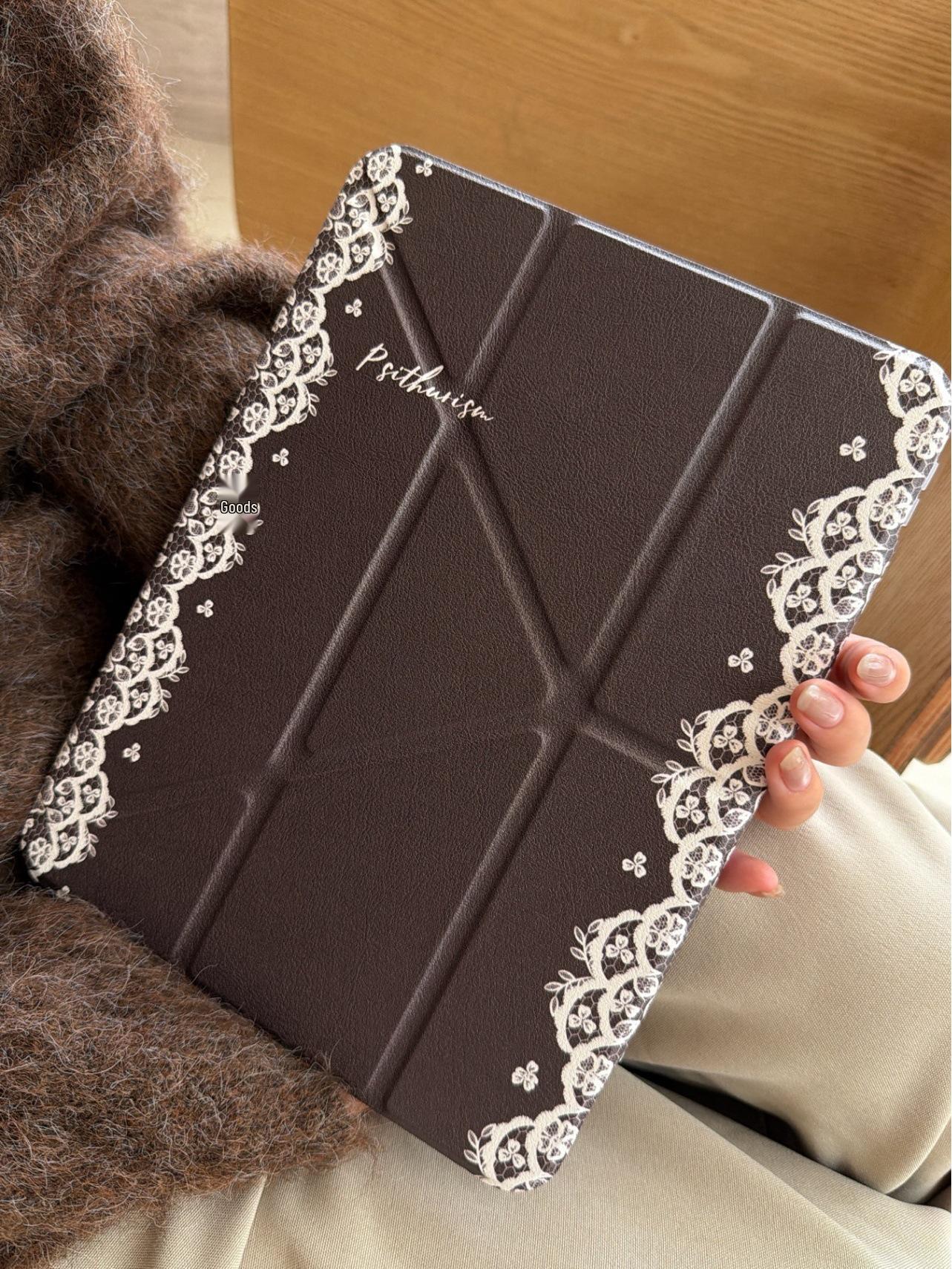 Brown Lace Edge iPad Case for iPad Mini 6 & iPad Pro iPad mini 6/7 (8.3 inches)
Brown Lace Edge iPad Case for iPad Mini 6 & iPad Pro iPad mini 6/7 (8.3 inches)