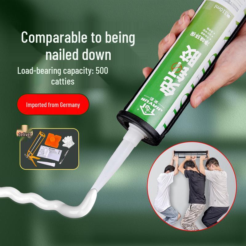 Mildew-Proof Nail-Free Adhesive for Glass, Tile, Woodwork, Sealant & Waterproofing in Kitchens & Bathrooms
Mildew-Proof Nail-Free Adhesive for Glass, Tile, Woodwork, Sealant & Waterproofing in Kitchens & Bathrooms