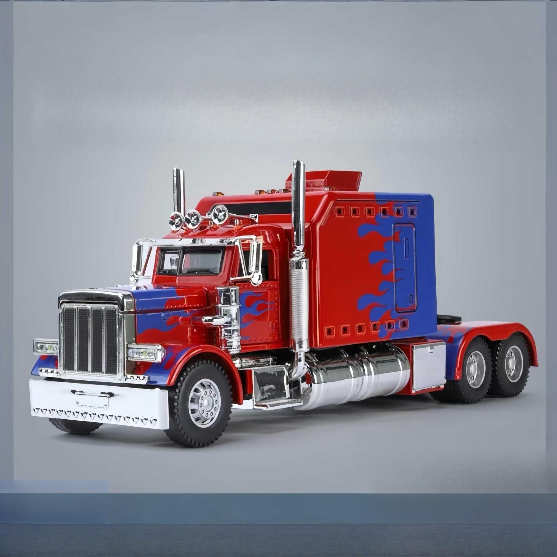 Zhiguan 1:24 American Heavy Truck Tractor Model Simulation Alloy Semi-trailer Yard Children s Sound and Light Toy Wholesale
Zhiguan 1:24 American Heavy Truck Tractor Model Simulation Alloy Semi-trailer Yard Children s Sound and Light Toy Wholesale
