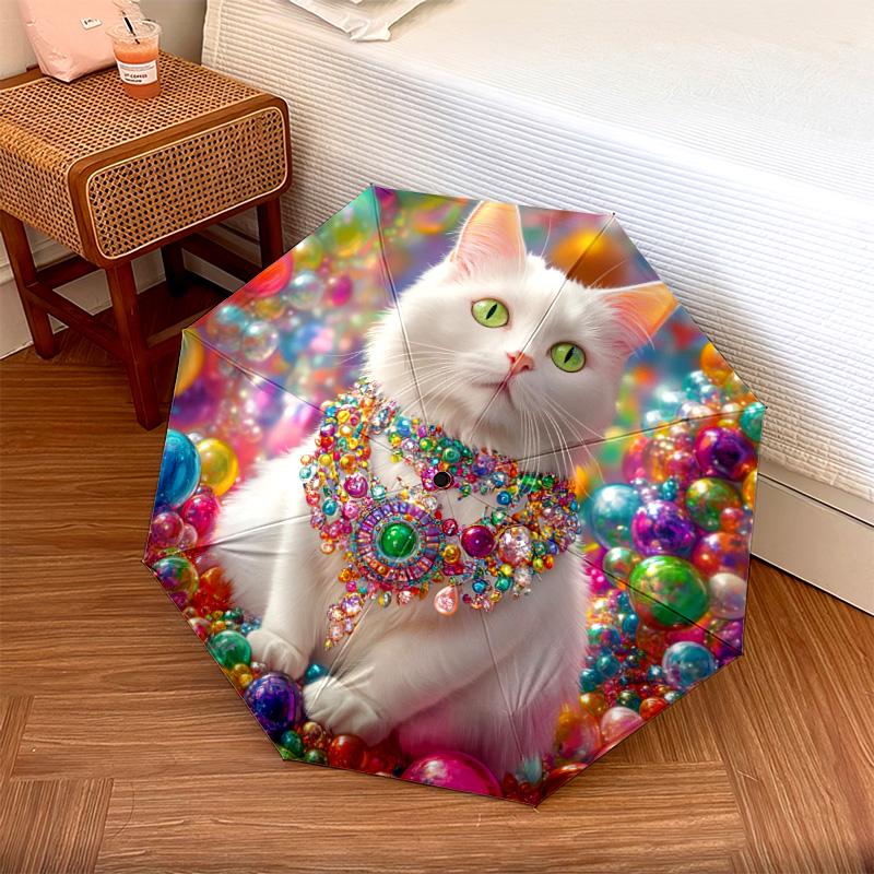 1 PC Automatic Folding Umbrella - Magical Cat Pattern, Portable & Foldable Design with 8 Ribs, Christmas Birthday Gifts
1 PC Automatic Folding Umbrella - Magical Cat Pattern, Portable & Foldable Design with 8 Ribs, Christmas Birthday Gifts