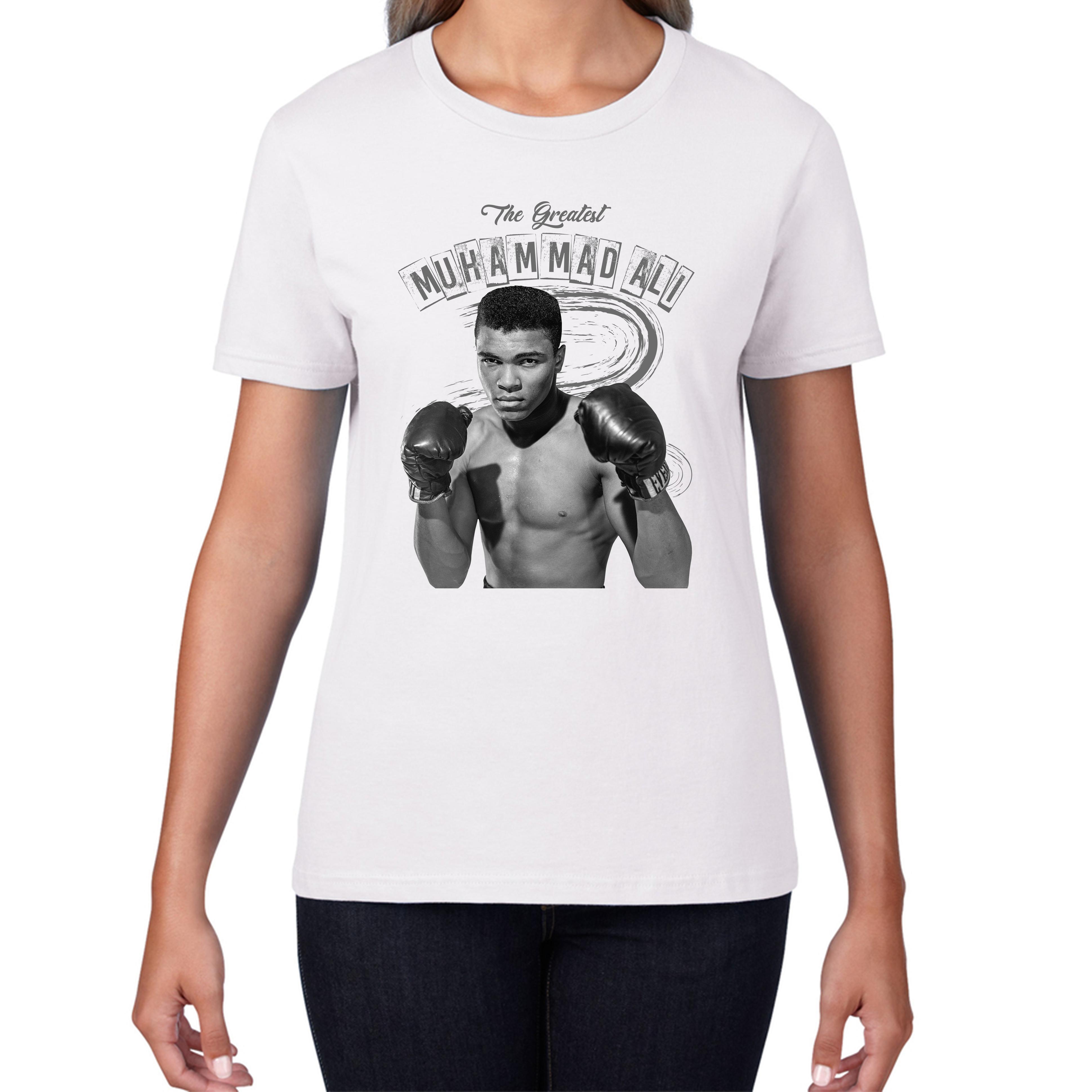 The Greatest Muhammad Ali World Heavyweight Boxing Champion American Boxer Womens Tee T Shirt Mens Tops Unisex Top 4XL
The Greatest Muhammad Ali World Heavyweight Boxing Champion American Boxer Womens Tee T Shirt Mens Tops Unisex Top 4XL