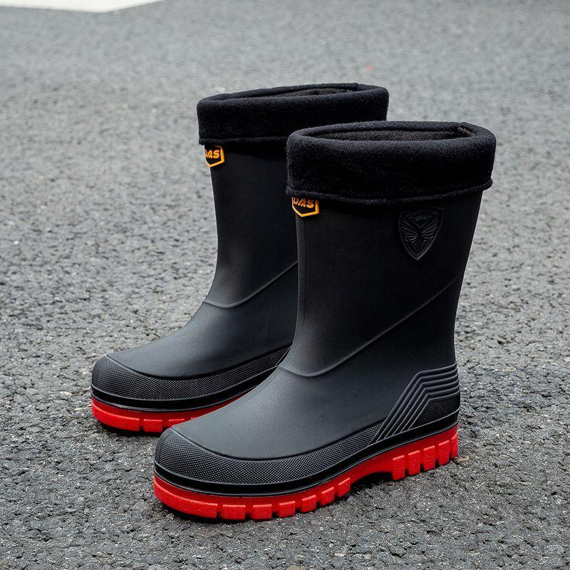 Мужские водонепроницаемые резиновые сапоги до середины голени, нескользящие рабочие ботинки для рыбалки с хлопковой подкладкой для зимы 44
Мужские водонепроницаемые резиновые сапоги до середины голени, нескользящие рабочие ботинки для рыбалки с хлопковой подкладкой для зимы 44