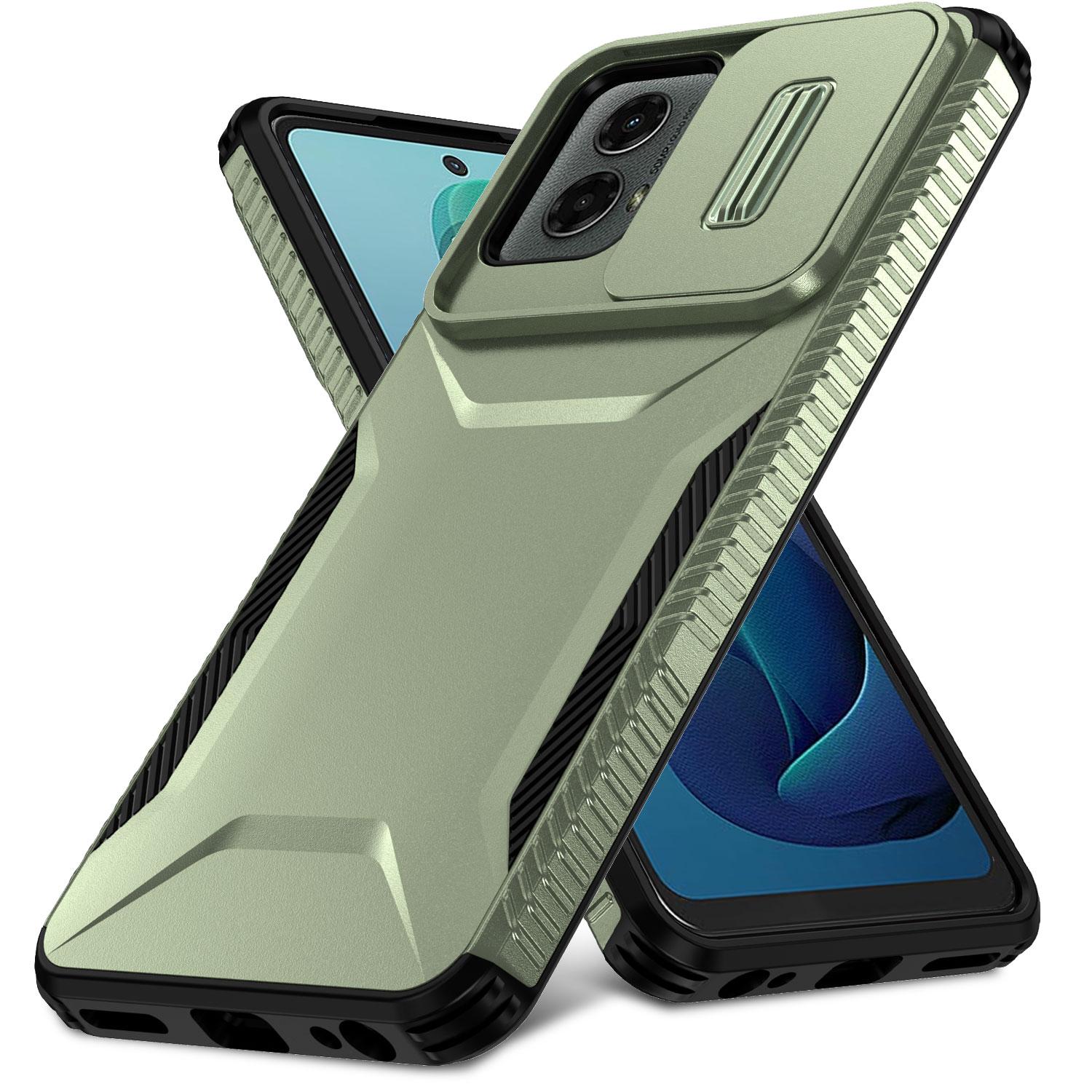 For Motorola Moto G 5G (2024)/Moto G Play (2024) 4G Case TPU+PC Phone Cover with Camshield Green
For Motorola Moto G 5G (2024)/Moto G Play (2024) 4G Case TPU+PC Phone Cover with Camshield Green