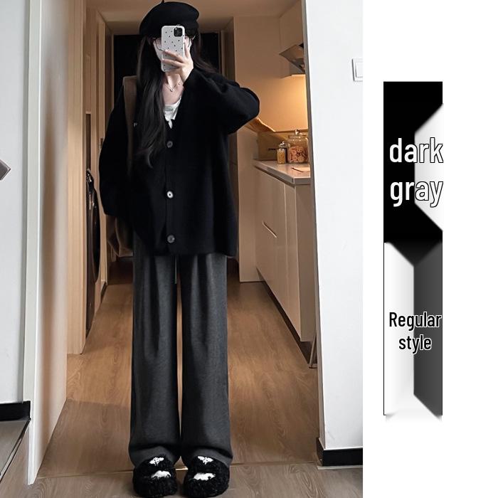 Women s High Waist Drawstring Glutinous Rice Pants, 2025 Spring/Autumn Lazy Style, Petite Plus Velvet, Casual Drape Wide Leg. S
Women s High Waist Drawstring Glutinous Rice Pants, 2025 Spring/Autumn Lazy Style, Petite Plus Velvet, Casual Drape Wide Leg. S