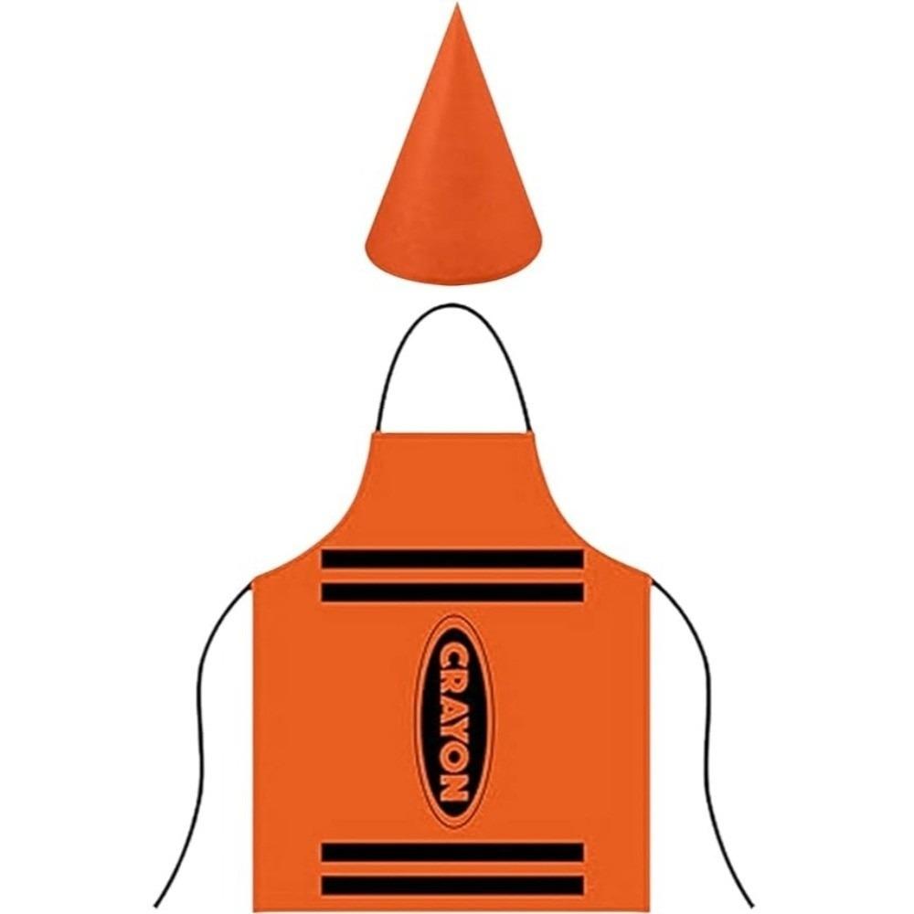 Colorful Crayon Themed Gnome Set Fancy Dress Funny Crayon Apron Art Craft Activity Cleaning Gnome Cone Hat оранжевый
Colorful Crayon Themed Gnome Set Fancy Dress Funny Crayon Apron Art Craft Activity Cleaning Gnome Cone Hat оранжевый