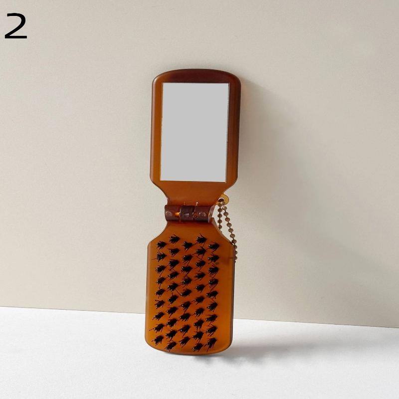Mirror Portable Pocket Mane Bristle Hair Brush Combs Collapsible Travel Massage Comb Hair Styling Tools Salon Makeup Combs 2 кофейный
Mirror Portable Pocket Mane Bristle Hair Brush Combs Collapsible Travel Massage Comb Hair Styling Tools Salon Makeup Combs 2 кофейный