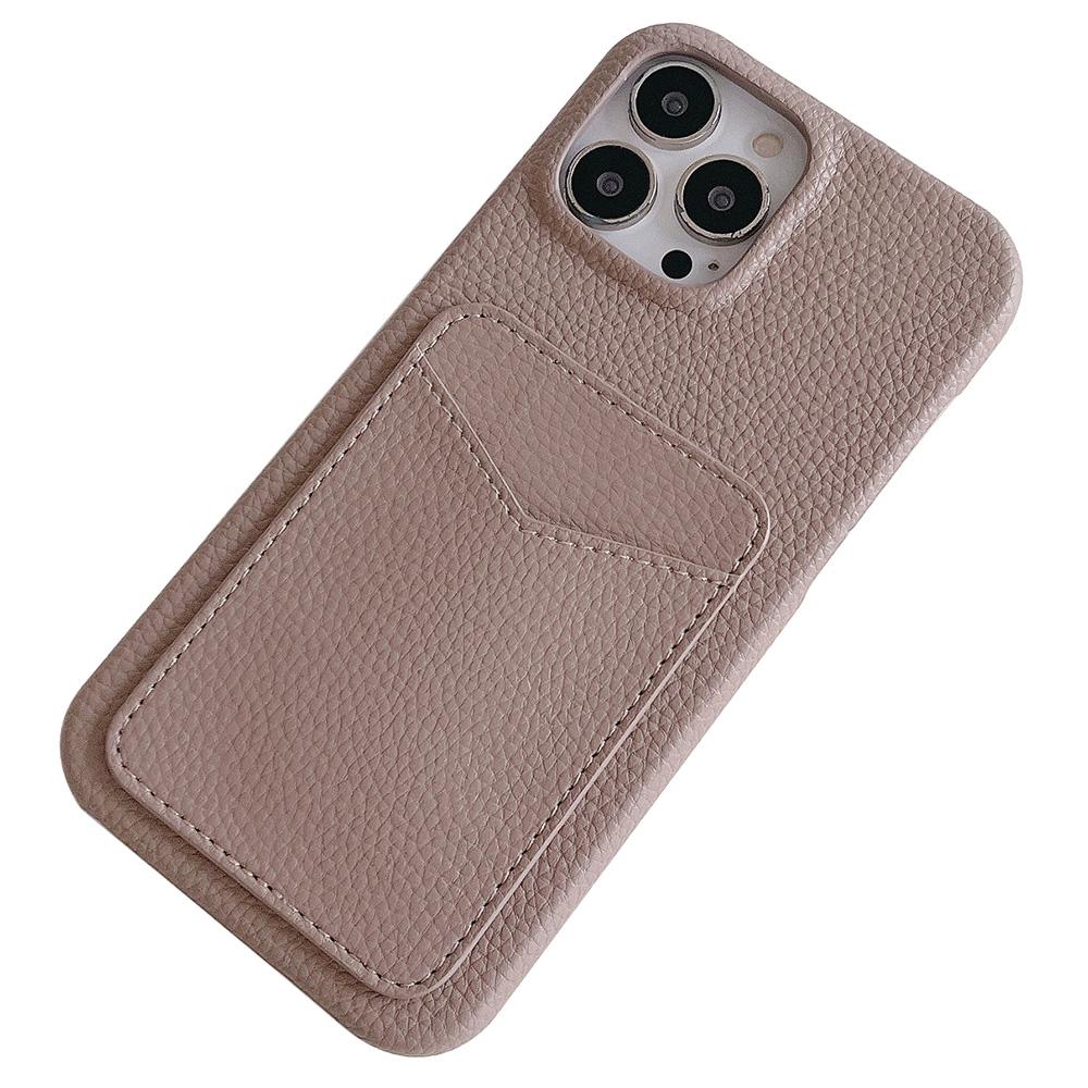 For iPhone 16 Pro Max Case Litchi Texture Anti-Scratch PC+PU Leather Phone Cover with Card Holder Camel
For iPhone 16 Pro Max Case Litchi Texture Anti-Scratch PC+PU Leather Phone Cover with Card Holder Camel
