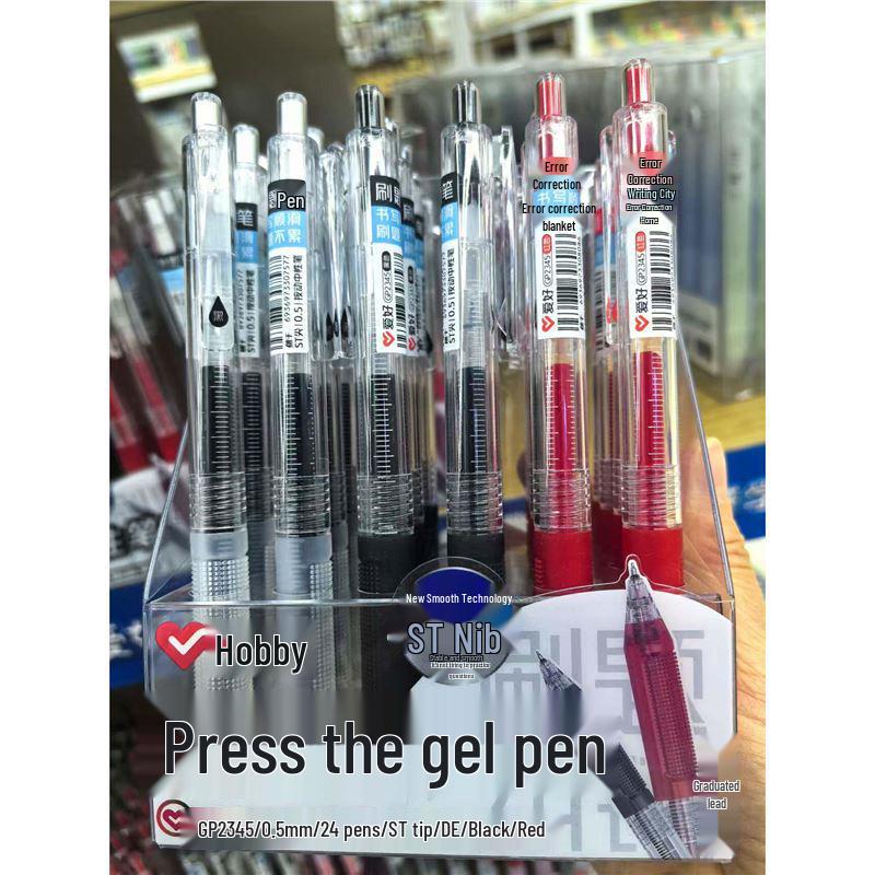 Silent Click Quick-Dry Pen for Students, Error Correction, ST Tip, 0.5MM Refill Standard
Silent Click Quick-Dry Pen for Students, Error Correction, ST Tip, 0.5MM Refill Standard