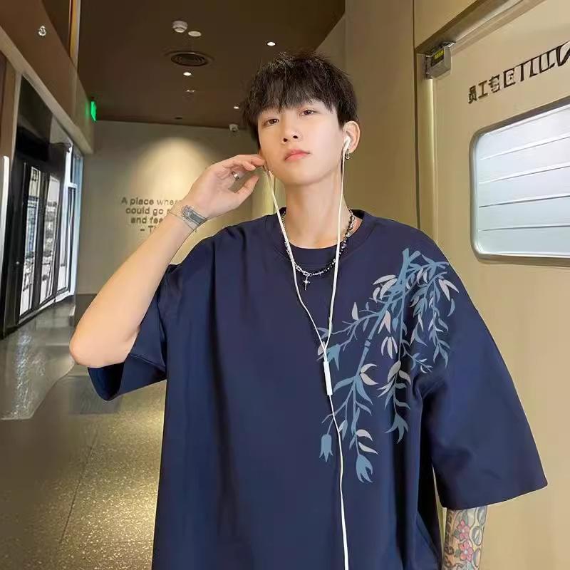 Men s Summer Casual Wear T-shirts Round Neck Print Shirts 3XL темно-синього кольору
Men s Summer Casual Wear T-shirts Round Neck Print Shirts 3XL темно-синього кольору