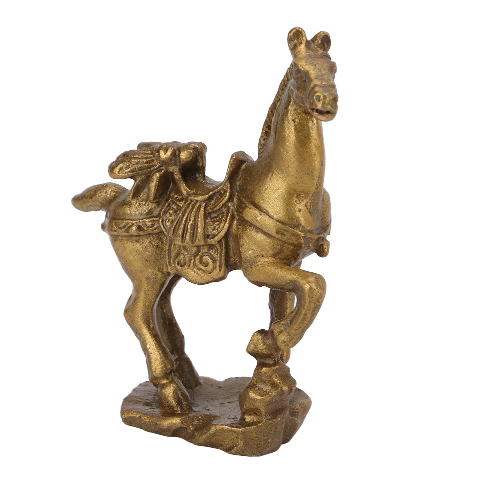 Латунная статуя в форме лошади, ручная работа, тщательно вырезанная ретро-мастерская, приносит удачу, украшение стола, статуя
Латунная статуя в форме лошади, ручная работа, тщательно вырезанная ретро-мастерская, приносит удачу, украшение стола, статуя
