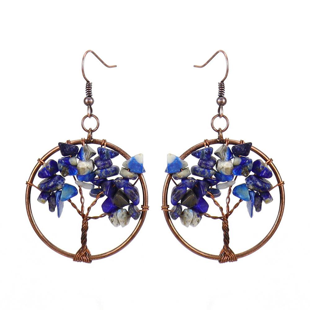 Tiktok Live Retro Handmade Winding Natural Crystal Gravel Tree Of Life Lucky Tree Earrings Earrings E08
Tiktok Live Retro Handmade Winding Natural Crystal Gravel Tree Of Life Lucky Tree Earrings Earrings E08
