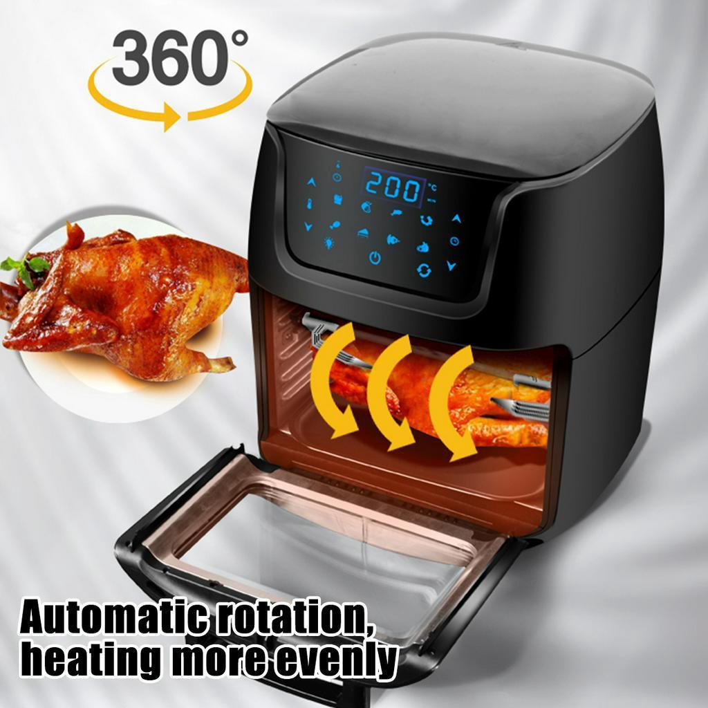 1800W Electric Touch Digital Airfryer Rotisserie Dry Large Cooker 12L Air Fryer Oven 14PCS/SET
1800W Electric Touch Digital Airfryer Rotisserie Dry Large Cooker 12L Air Fryer Oven 14PCS/SET