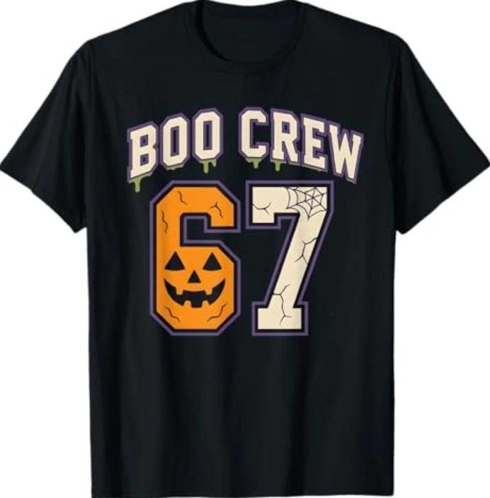67 Halloween Boo Crew Sports Jersey Brainrot Meme Six Seven T-Shirt 3XL
67 Halloween Boo Crew Sports Jersey Brainrot Meme Six Seven T-Shirt 3XL