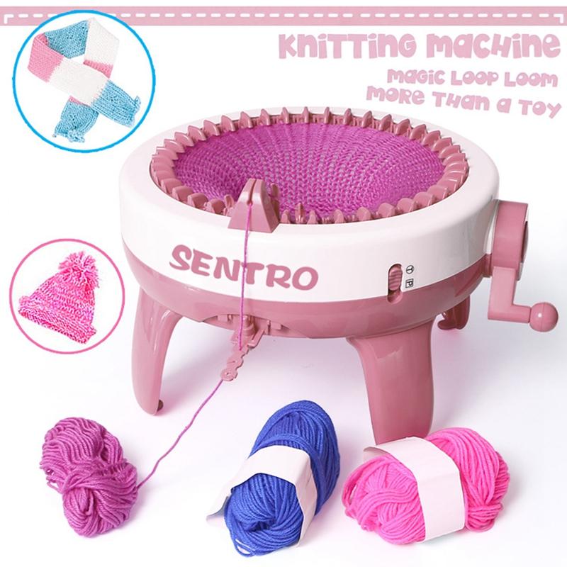 40 Needles Handmade Knitting Machine Round Weaving Loom DIY Scarf Hat Sock Glove Kids Toy Light Pink
40 Needles Handmade Knitting Machine Round Weaving Loom DIY Scarf Hat Sock Glove Kids Toy Light Pink