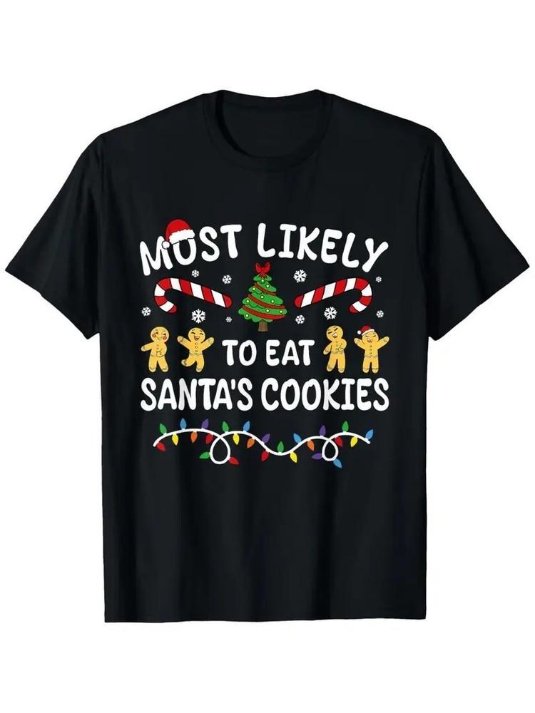 Most Likely to Eat Santa S S Christmas Family Matching T-Shirt Q9349 3XL
Most Likely to Eat Santa S S Christmas Family Matching T-Shirt Q9349 3XL
