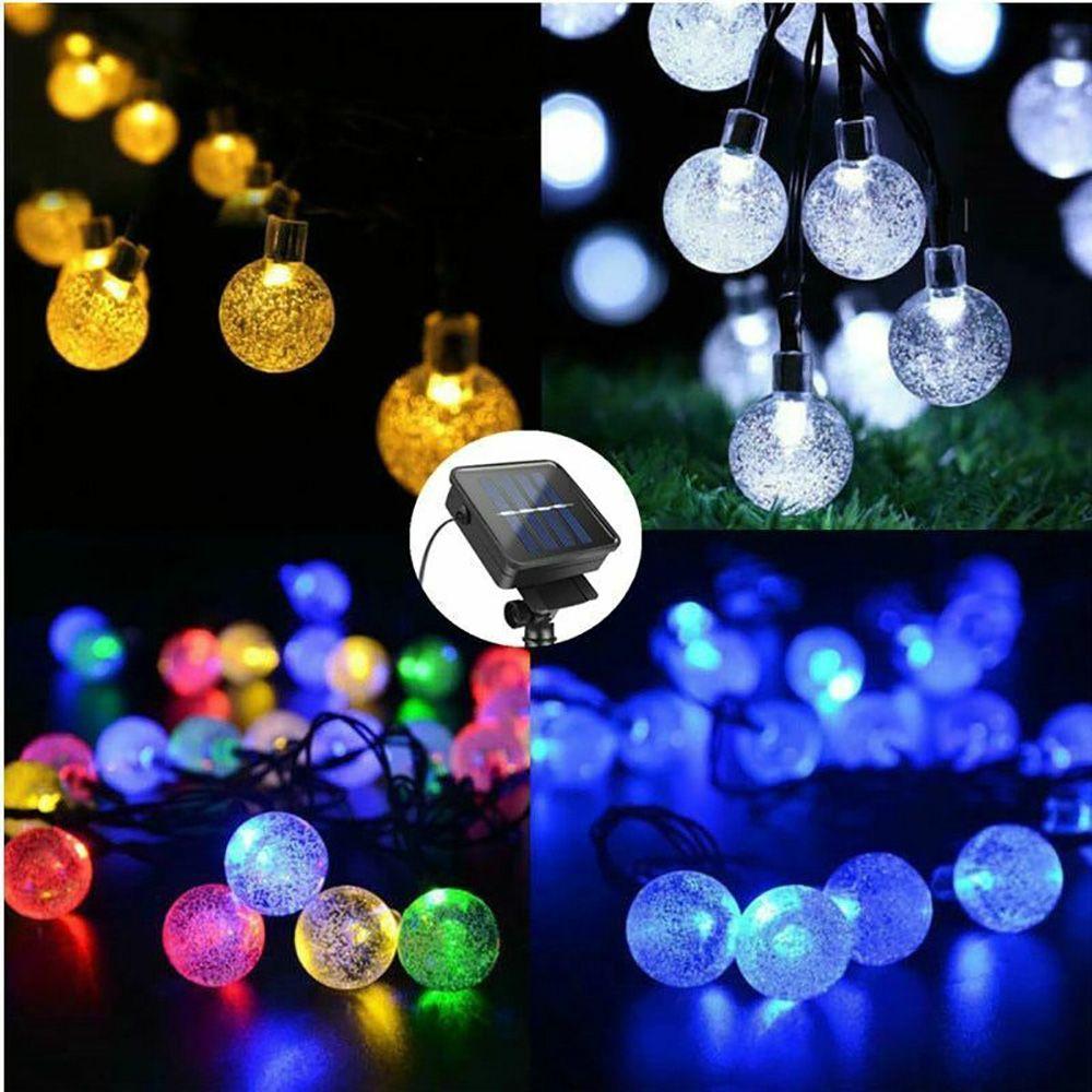 20 30 50 LED Garden Fairy Lighting Outdoor Crystal Ball Solar Lamp String Lights Waterproof 30 LEDs теплим білим кольором
20 30 50 LED Garden Fairy Lighting Outdoor Crystal Ball Solar Lamp String Lights Waterproof 30 LEDs теплим білим кольором