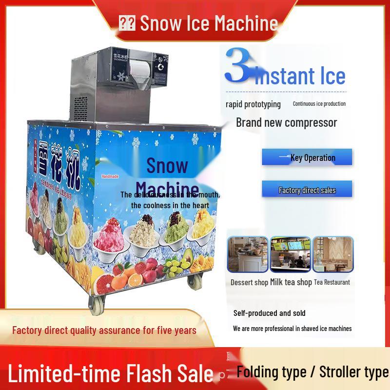 Korean Snowflake Shaved Ice & Smoothie Maker 750W Snowflake Machine Deposit
Korean Snowflake Shaved Ice & Smoothie Maker 750W Snowflake Machine Deposit