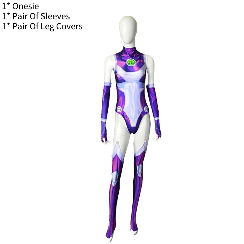 Костюм Звёздного огня из Юных Титанов для косплея, комбинезон супергероя, взрослый, детский, костюмы на Хэллоуин S
Костюм Звёздного огня из Юных Титанов для косплея, комбинезон супергероя, взрослый, детский, костюмы на Хэллоуин S