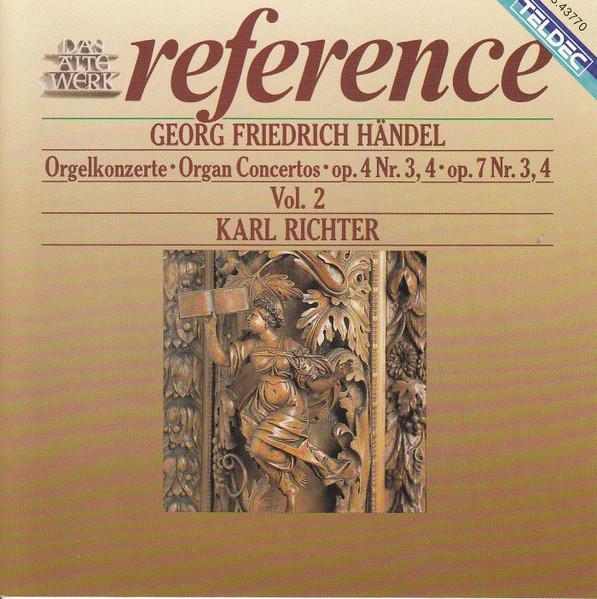 CD KARL RICHTER, GEORG FRIEDRICH HÄNDE - Orgelkonzerte Op. 4 Nr. 3, 4 - Op. 843770 TELDEC 1987 Japan Classical Used
CD KARL RICHTER, GEORG FRIEDRICH HÄNDE - Orgelkonzerte Op. 4 Nr. 3, 4 - Op. 843770 TELDEC 1987 Japan Classical Used