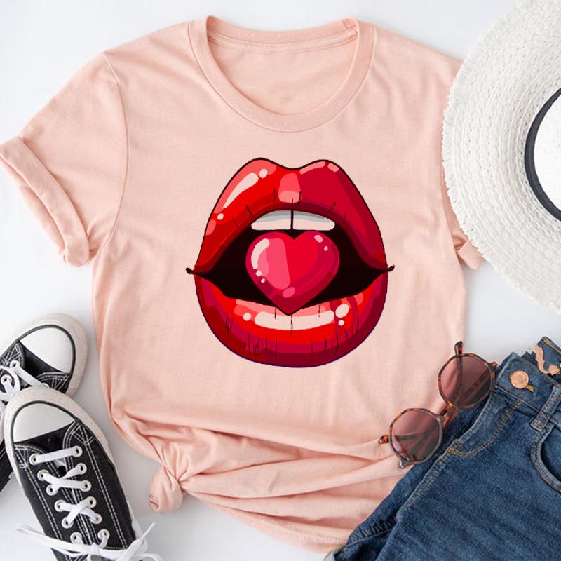 (Азіатський розмір) Короткі рукави Lip Love Sexy Trend Мила мила жіноча футболка з принтом Літня модна футболка Жіноча базова футболка з графічним малюнком XXXXL
(Азіатський розмір) Короткі рукави Lip Love Sexy Trend Мила мила жіноча футболка з принтом Літня модна футболка Жіноча базова футболка з графічним малюнком XXXXL