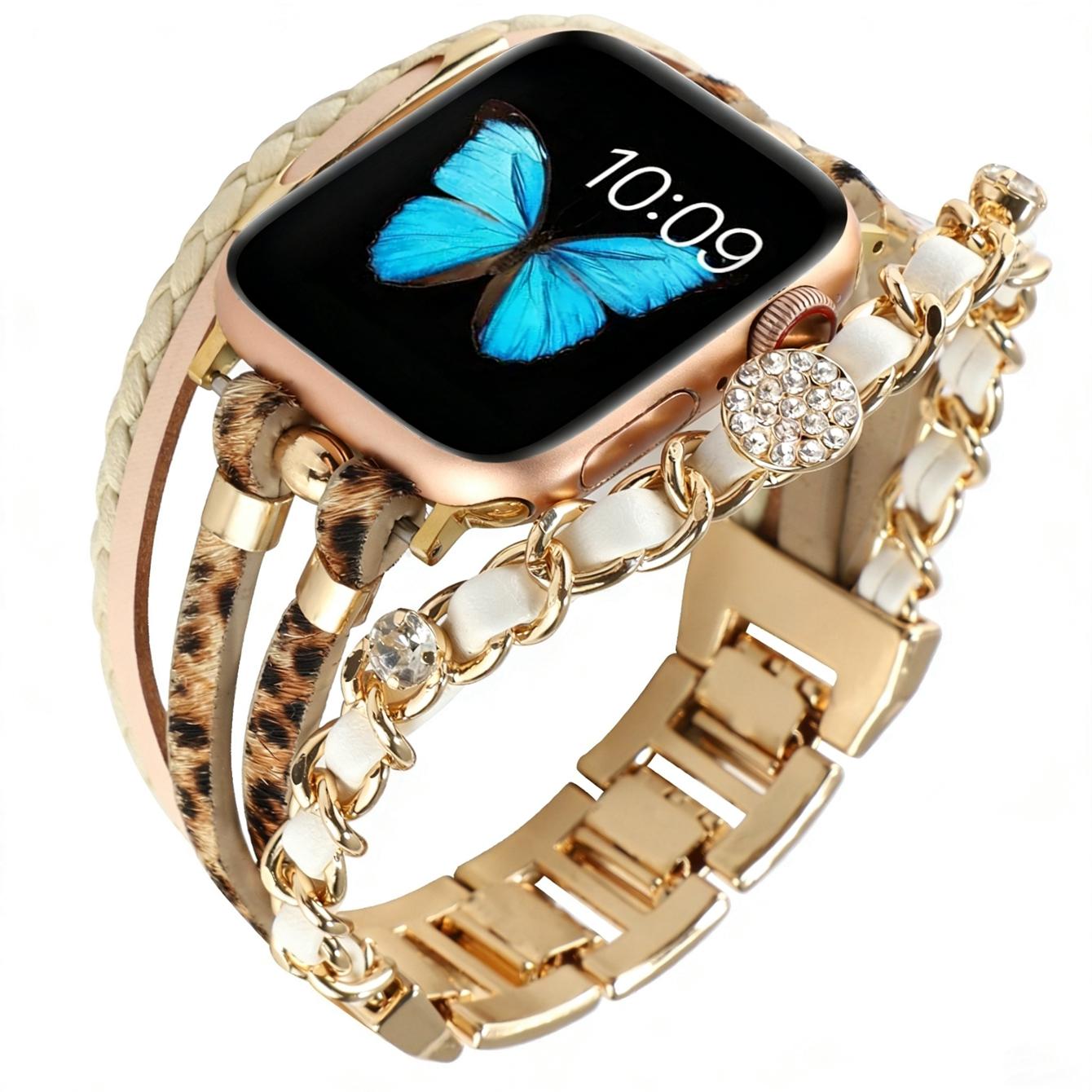 New Bling bracelet leather loop For Apple Watch band Strap women series S11 10 9 8 40mm 41mm 38mm 42mm 44mm 45mm 46mm 38mm40mm41mm цветной печати леопарда
New Bling bracelet leather loop For Apple Watch band Strap women series S11 10 9 8 40mm 41mm 38mm 42mm 44mm 45mm 46mm 38mm40mm41mm цветной печати леопарда